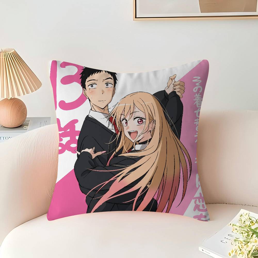 Anime My Dress-Up D-Darling Maple Design Cushion Cover Happy Autumn Harvest Decor Holiday Decorati Pillow Cover