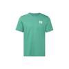 Nike T Shirts Men's Light Green Crew Neck Moderate Straight Fit DJ1394-350