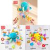 Baby Toy Car Mirror With Soft Plush Characters For Newborns And Infants