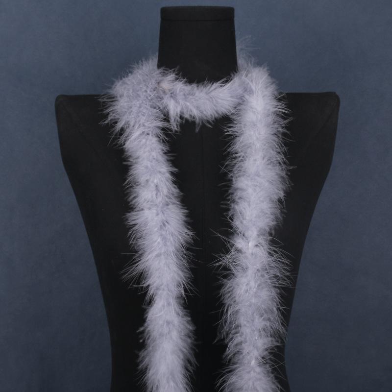 About 2 Meters Long-Haired Turkey Feather Clothing Pet Supplies Car Ornaments Flower Lights Christmas Supplies Diy Decoration