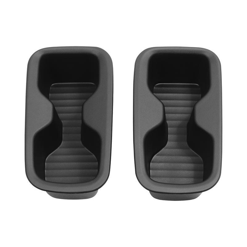 Smabee for Hyundai Santa Fe 6/7 Seats 2024-2026 (2 Row Only) Door Side Cup Holder ert Shock-Absorbing Storage Tray 2pcs
