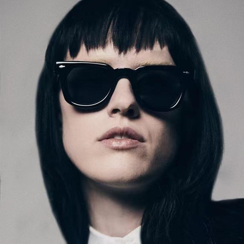 Rice Nail 2025 Retro European American UV Protection Sunglasses - High-End Street Style