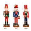 Nutcracker Figure Decor Xmas Nutcracker Party Favors 11.81inch Wooden Nutcracker Ornaments for Home Party Festival Decoration