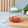 Manual Pull Crusher Food Chopper Sharp Stainless Steel Manual Meat Mincer Garlic Chopper Rotate Garlic Press Kitchen Accessories