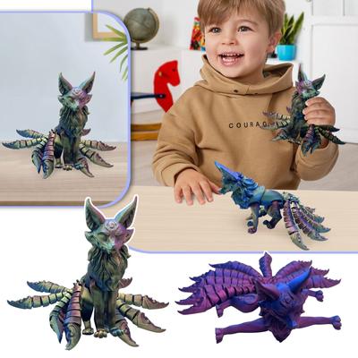 3d Printed Decorative Toys, Movable Printed Animal Toys, Creative Decorative Ornaments
