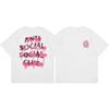 Difference Market Currency ASSC CLUB Hiroshi Fujiwara Lightning Series Printed Men's and Women's Loose Casual Short Sleeve T-Shirt
