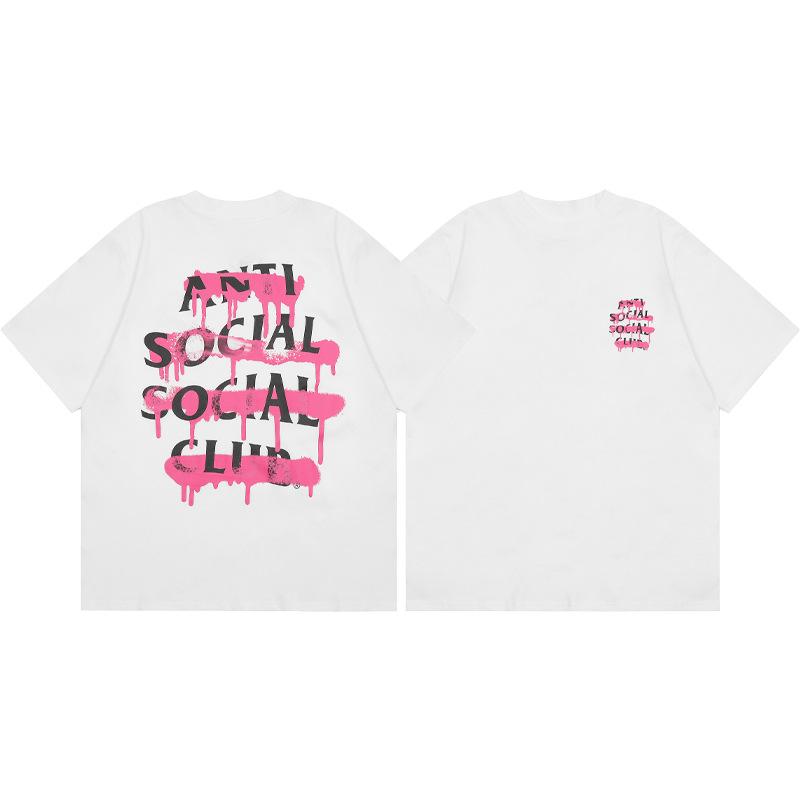 Difference Market Currency ASSC CLUB Hiroshi Fujiwara Lightning Series Printed Men's and Women's Loose Casual Short Sleeve T-Shirt