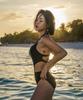 VENDIS Waistline Halterneck Monokini Black
