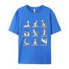 Dalmatian Yoga Tshirt Funny Vintage TShirt Unisex Cotton Humorous T Shirt Cute Tee Shirt Classic Clothing