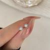 Round Earrings Small Mini Student Earrings Don't Need To Be Taken Off When Sleeping
