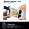 2 In 1 Lens Universal Clip 37mm Mobile Phone Lens Professional 0.45X 49Uv Super Wide-Angle + Macro Hd Lens for iPhone Android