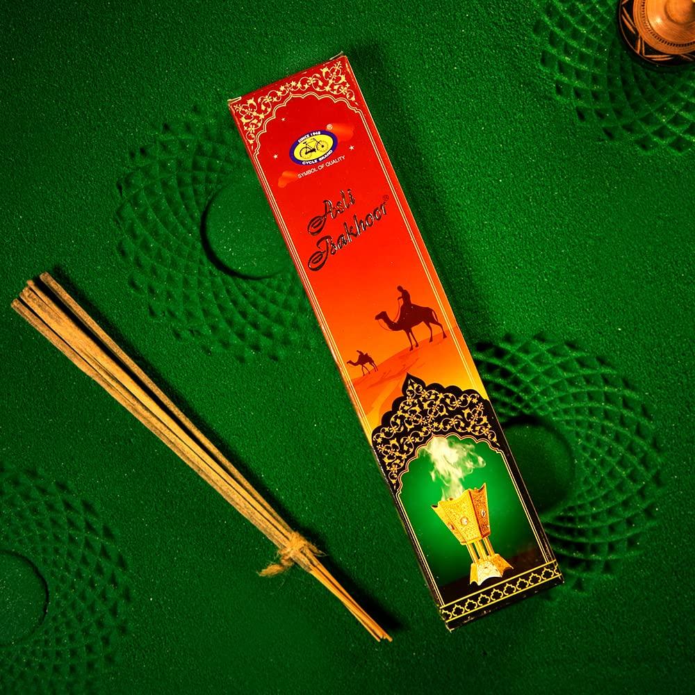 Cycle Pure Agarbatti Asli Bakhoor Handcrafted Incense Sticks Pack of 6  (15 per Pack) Traditional Fragrance for Ceremonies