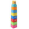 Baby Stapelspielzeug Puzzle Spaß Cartoon Viereck Zahlen Buchstaben Stapelbecher Baby Bauspielzeug