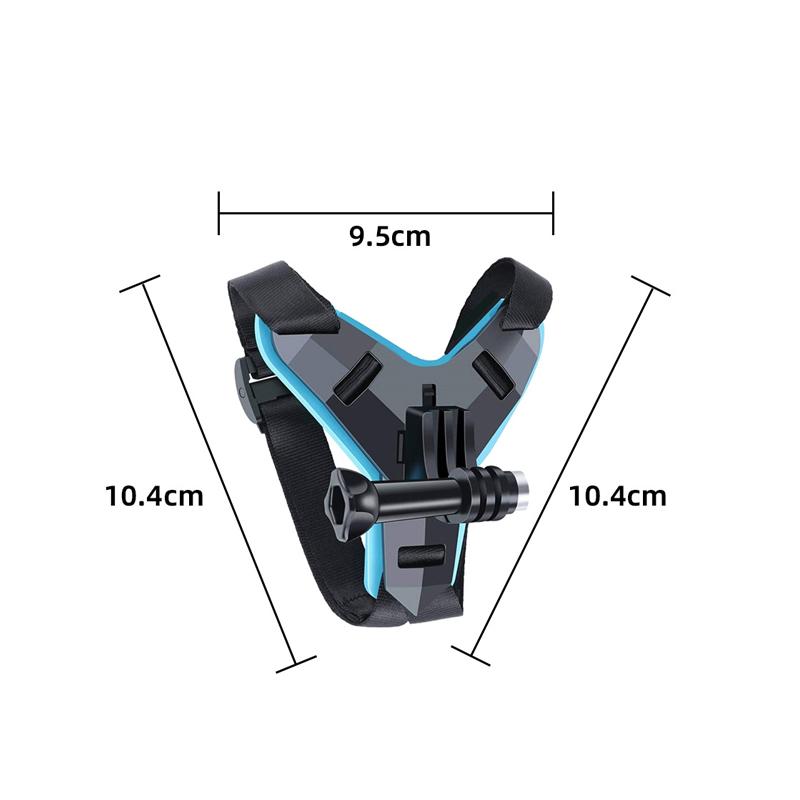 Supporto Clip per Telefono con Supporto per Mentoniera del Casco da Moto per Accessori di Action Cam e Fotocamere Sportive