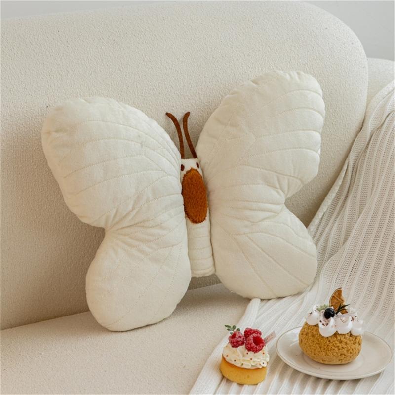 Soft Plushes Butterfly Pillow for Bedroom Living Room Decoration and Kids Room