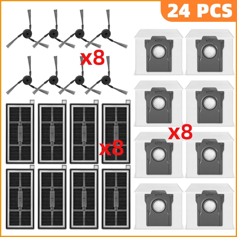 Fit For MOVA Z60 Ultra Roller Complete/ Z60 Ultra Roller SA/ Trouver Z60 Ultra Parts Main Side Brush Filter Dust Bag Accessories