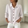 Knitted Cardigan, Button Up Women's Sweater, Outerwear, Autumn and Winter New Styles, Solid Color, Casual, Fashionable Women's Clothing