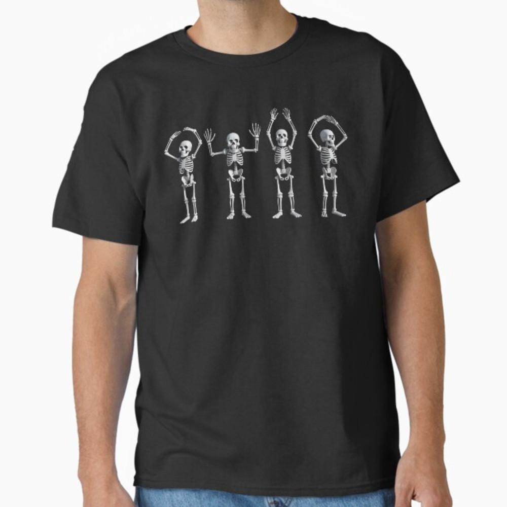 Funny O-H-I-O State Skeleton Ohio Vintage Halloween Women T-Shirt Unisex T-Shirt L