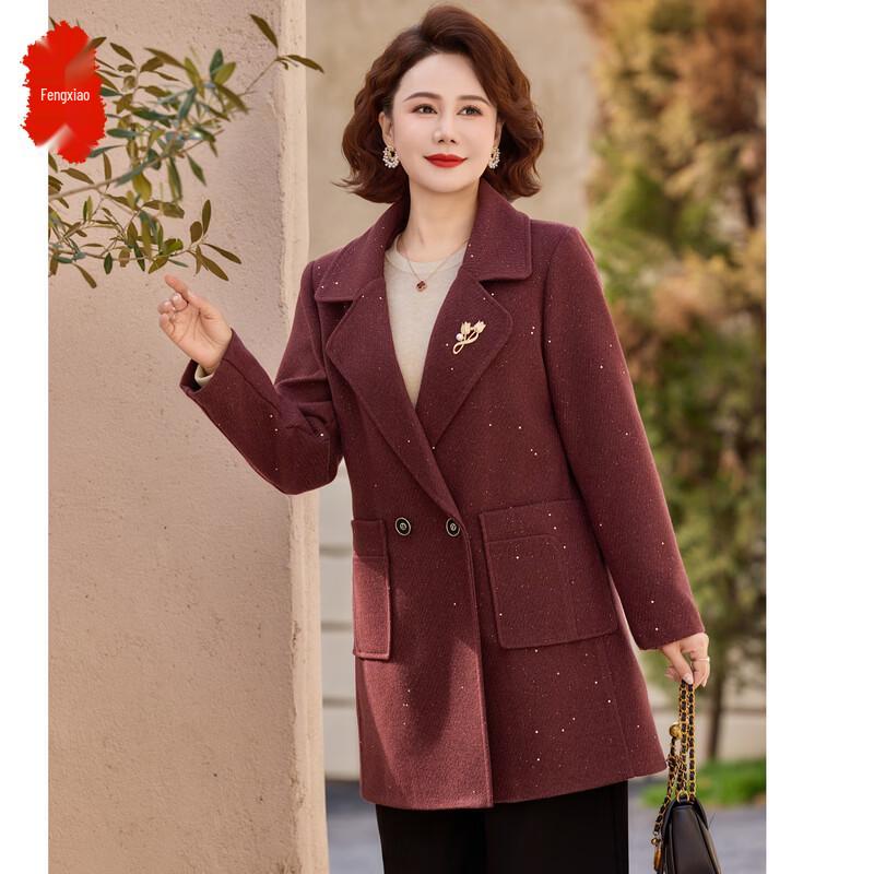 Elegant Women s Mid-Length Spring Coat 4XL