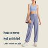 High Waist Slimming Quick-Dry Breathable Women's Dance Yoga Sweatpants Fitness Pants