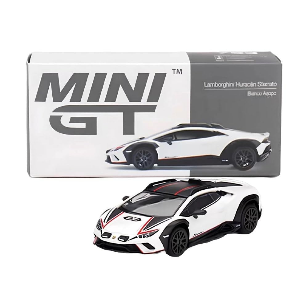 MINI GT Lamborghini Huracan Sterrato Bianco Asopo Finished Product 1/64 (White) (Left-Hand Drive)