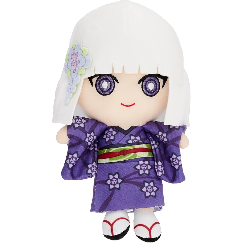 Demon Slayer Chibi Plush Toy White Hair 2635 Soft Stuffed Doll