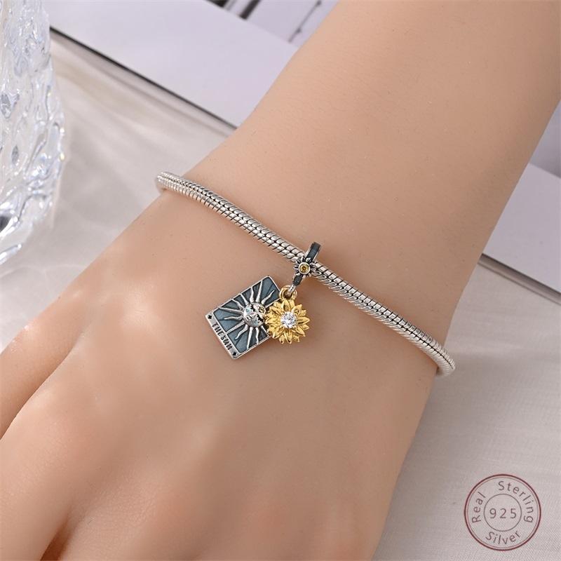 100% Copper Tarot Sun Shining Zircon Beads 3Mm Diy Holiday Exquisite Jewelry Gift Making