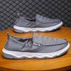Old Beijing Cloth Shoes Men's Lazy Shoes Driving Shoes Ice Silk Cloth Cool and Comfortable Low-top Soft-soled Casual Shoes