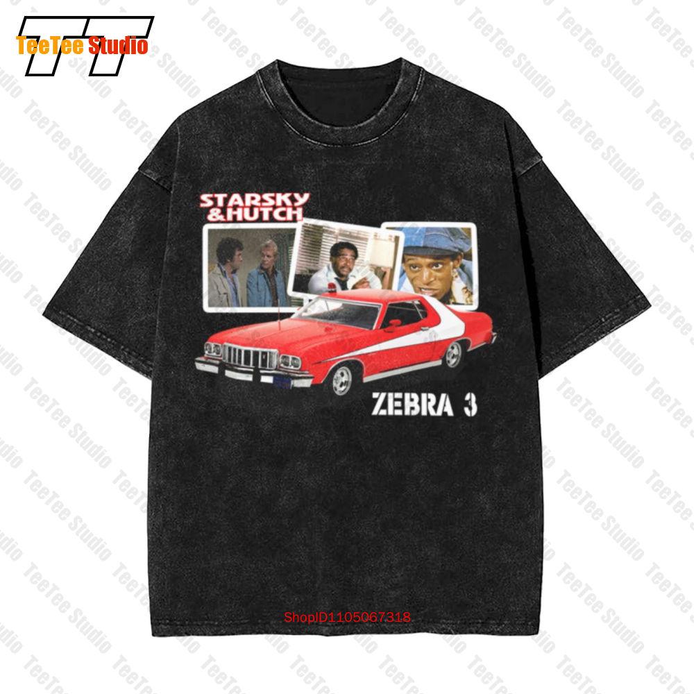 Gran Torino Starsky Hutch Zebra 3 Film Poster Vintage Oversized Tshirt Nwal