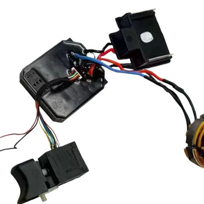 Brushless Lithium Drill Motor Assembly 21V 13 Teeth Gear Switch Board For Electric Drilling Machine Tools Accessory