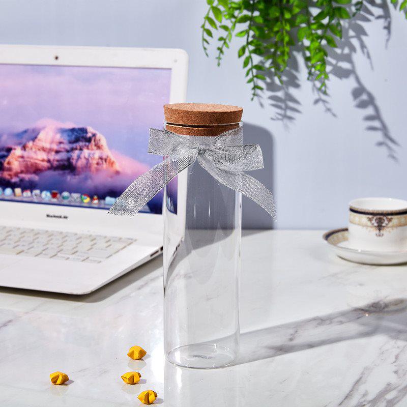 Creative Glass Bottle with Sand, Shells, Lucky Stars, Paper Cranes, and Rainbow Pentagrams