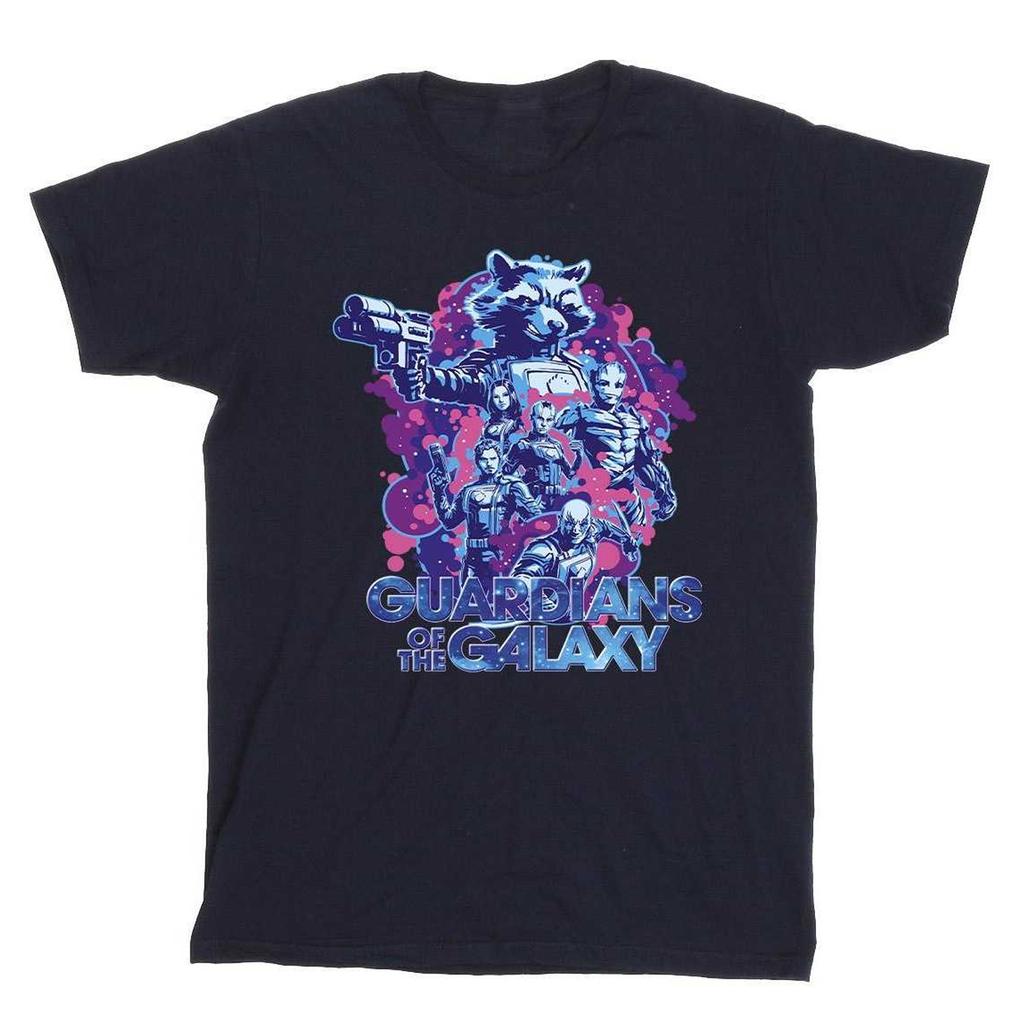 Guardians Of The Galaxy Volume 3 Girls Character Poses Cotton T-Shirt