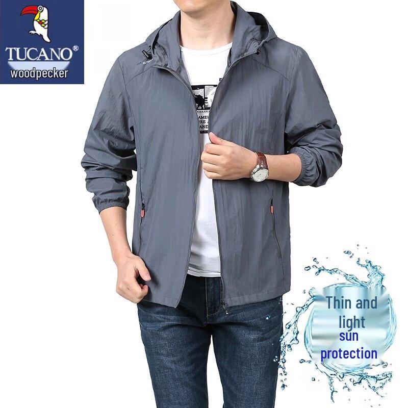 TUCANO Men's Hooded UPF50+ Sun Protection Jacket