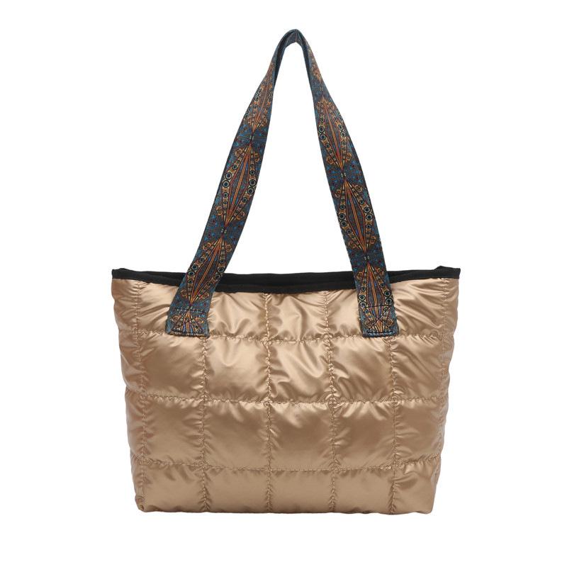 Хлопковая женская сумка-тоут в корейском стиле: Легкая, Модная, Вместительная Наплечная Сумка