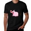 Pig Running T-Shirt Casual Short Sleeve Shirt