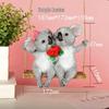 Koala Eyeglass & Pen Holder: Creative Resin Animal Figurine Gift