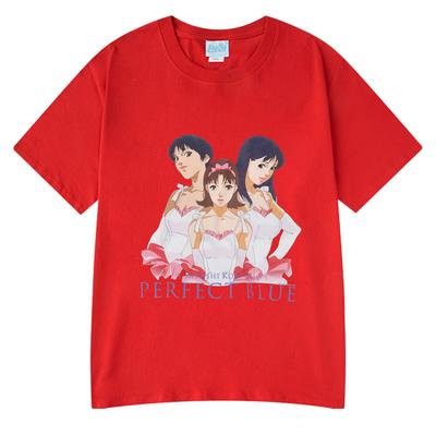 Anime Perfect Blue A Satoshi Kon Film Mima Kirigoe T-Shirt Men's Women Clothing Fashion Hip Hop Short Sleeve T Shirt Summer Tees