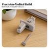 Car Sun Visor Holder Durable Beige Bracket Compact Design for DIY Installation