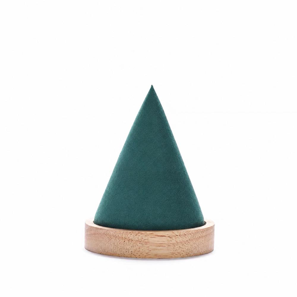 Wooden Cone Necklace Storage Rack Countertop Display Cone Bracelet Stand  Home Jewelry Organization