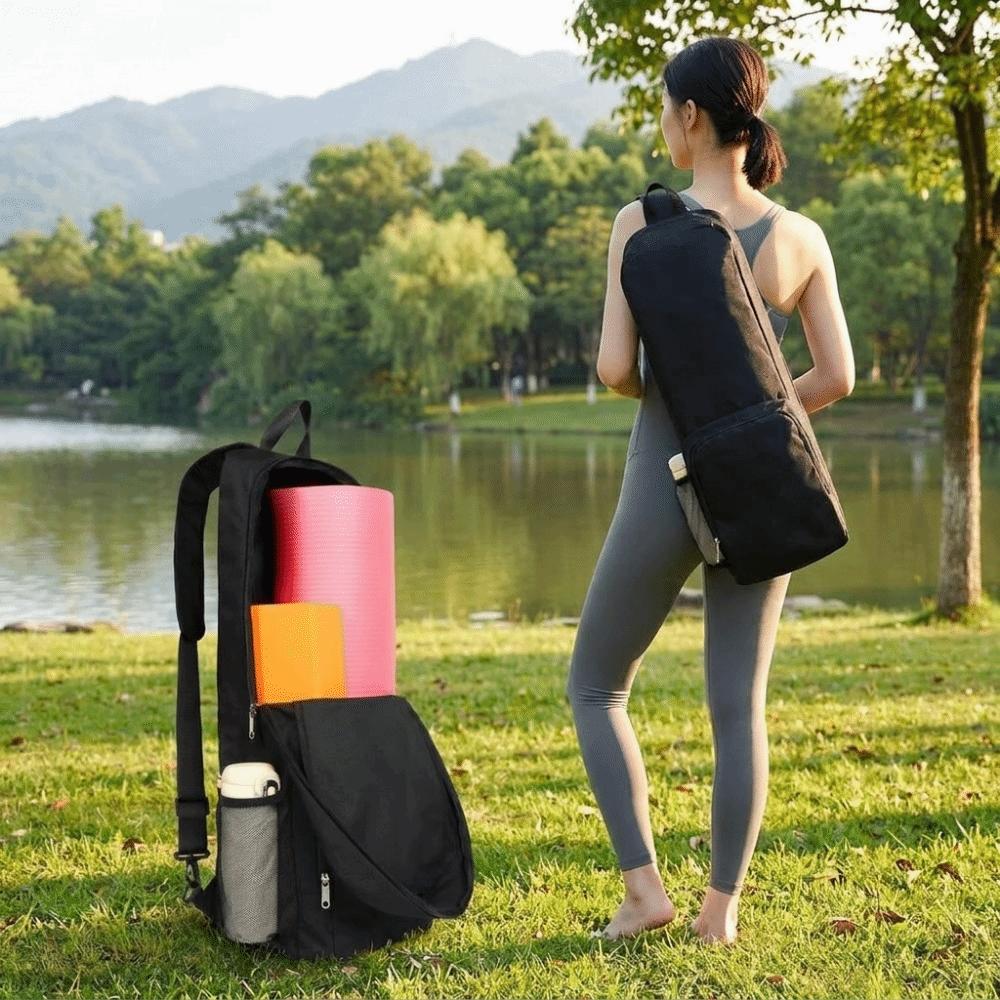 Water-Resistant Yoga Mat Bag Lightweight Mat Carrier Gym Yoga Bag Exercise Accessory