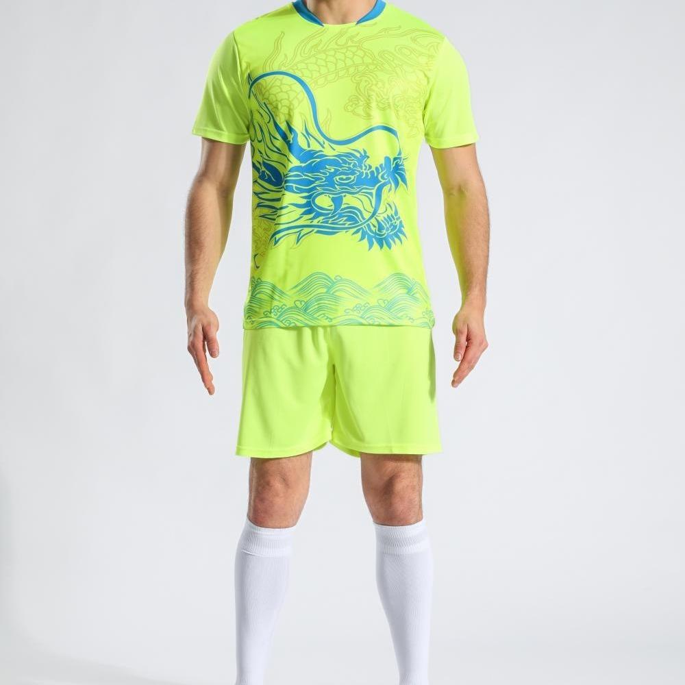 Dragon Boat Suit Summer Boys' Football Quick-Drying Clothes Girls' Primary School Sports Competition Training Team Uniform Comfortable And Casual