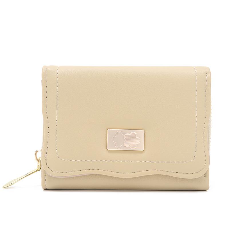 Geldbörse Damen Kurz PU Klein Frisch Faltbar Damen Handtasche