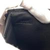 LOEWE Anagram linen leather Tri-fold wallet black leather unisex Used