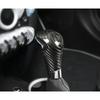 For MINI R Series Real Carbon Fiber Gear Shift Knob Head Cover Trim Panel Sticker Car Interior Mouldings Styling Accessories Kit