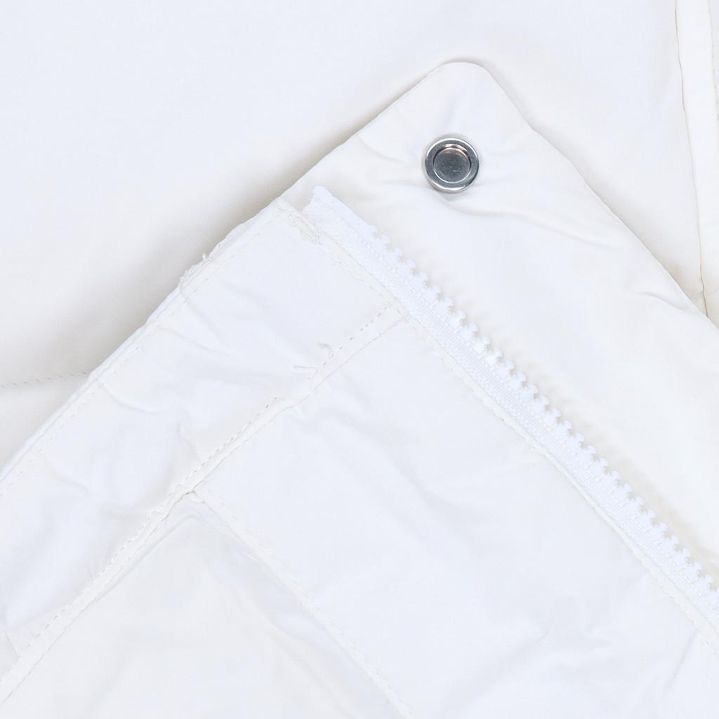New Balance Down Jackets Women's Ivory White Hooded Moderate Other NCNPA4E012-IV