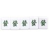 Colorful Mini Mahjong Tile Magnets 4/5Pieces Set for Refrigerator and Office Decors Miniature Board Game Charm Magnets B03E