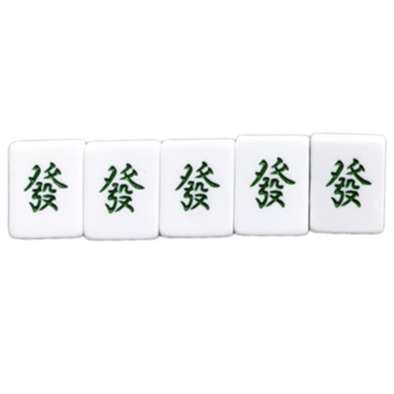 Colorful Mini Mahjong Tile Magnets 4/5Pieces Set for Refrigerator and Office Decors Miniature Board Game Charm Magnets B03E