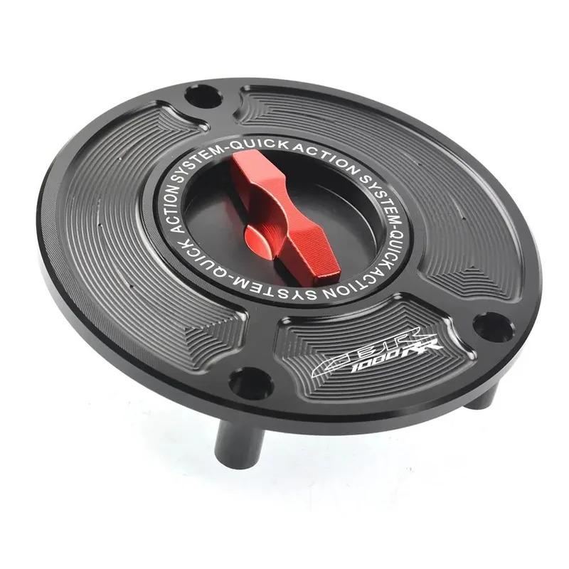 For CBR CBR1000RR ABS 2004-2013 CBR1000RR Fireblade CNC Fuel Gas Tank Cap Cover Aluminum Keyless Motorcycle Accessories