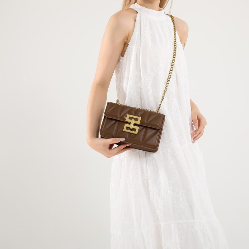 Trendy Crossbody Bag For Women 2024 Fashionable And Versatile Quilted Chain Bag