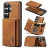 DG.MING-M1 Luxury 2-in-1 Removable Magnetic Flip Premium PU Leather Case Wallet Card Holder Back Cover For Cell Phones